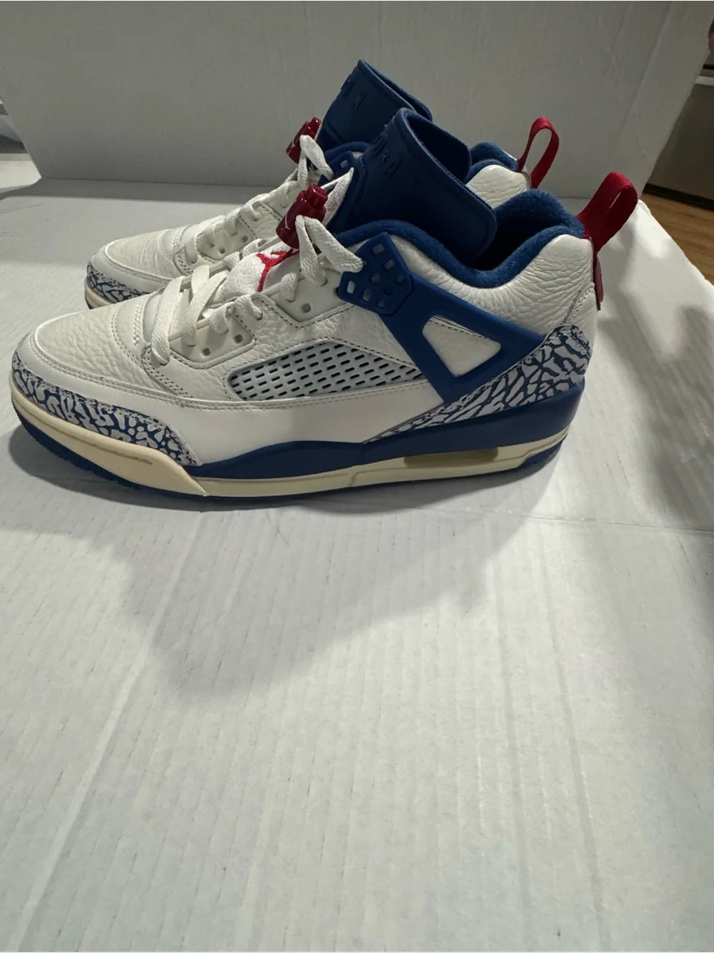 Jordan Spizike Low Sail Storm Blue Size:9  NWOT
